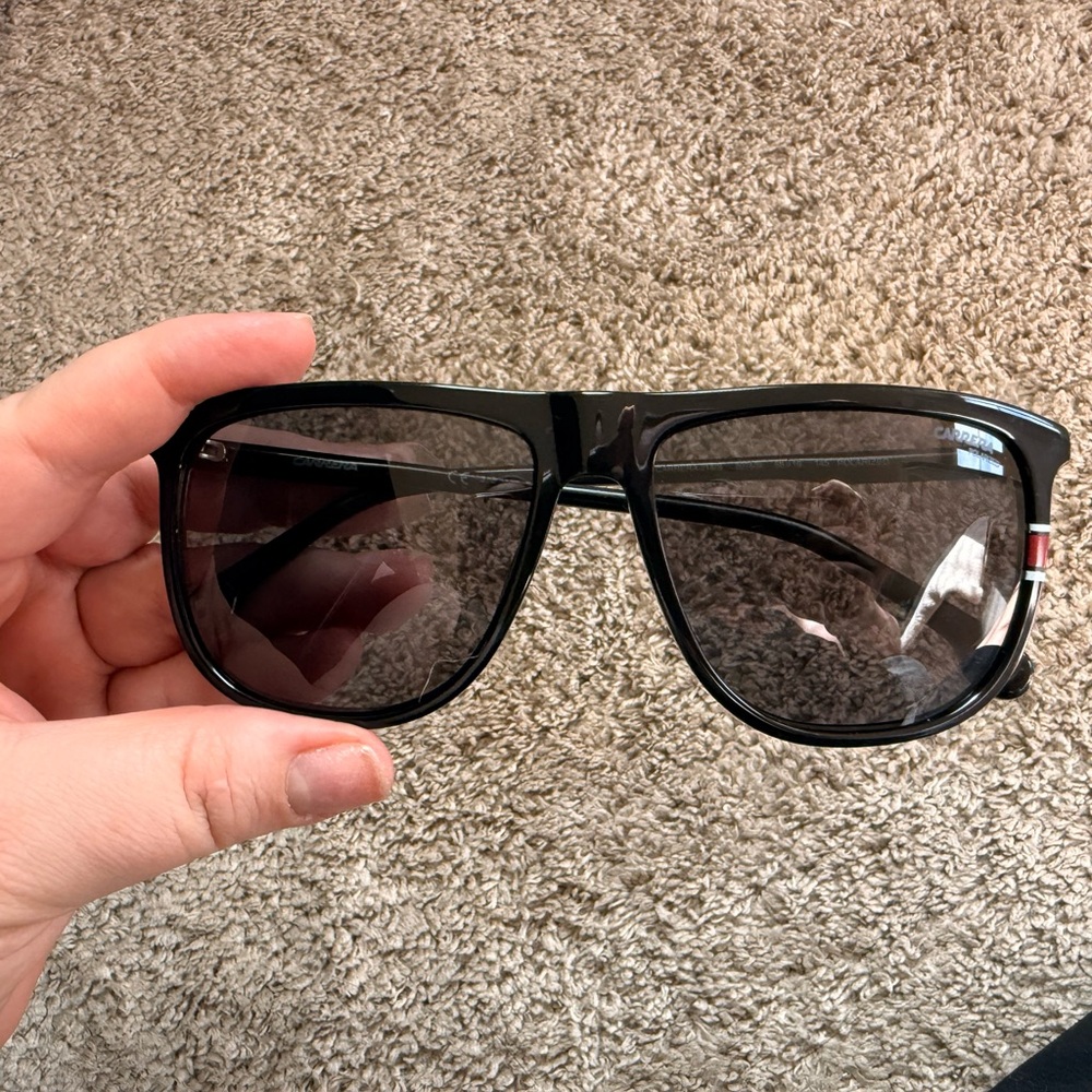Carrera Black and Red Sunglasses - Picture 2 of 8